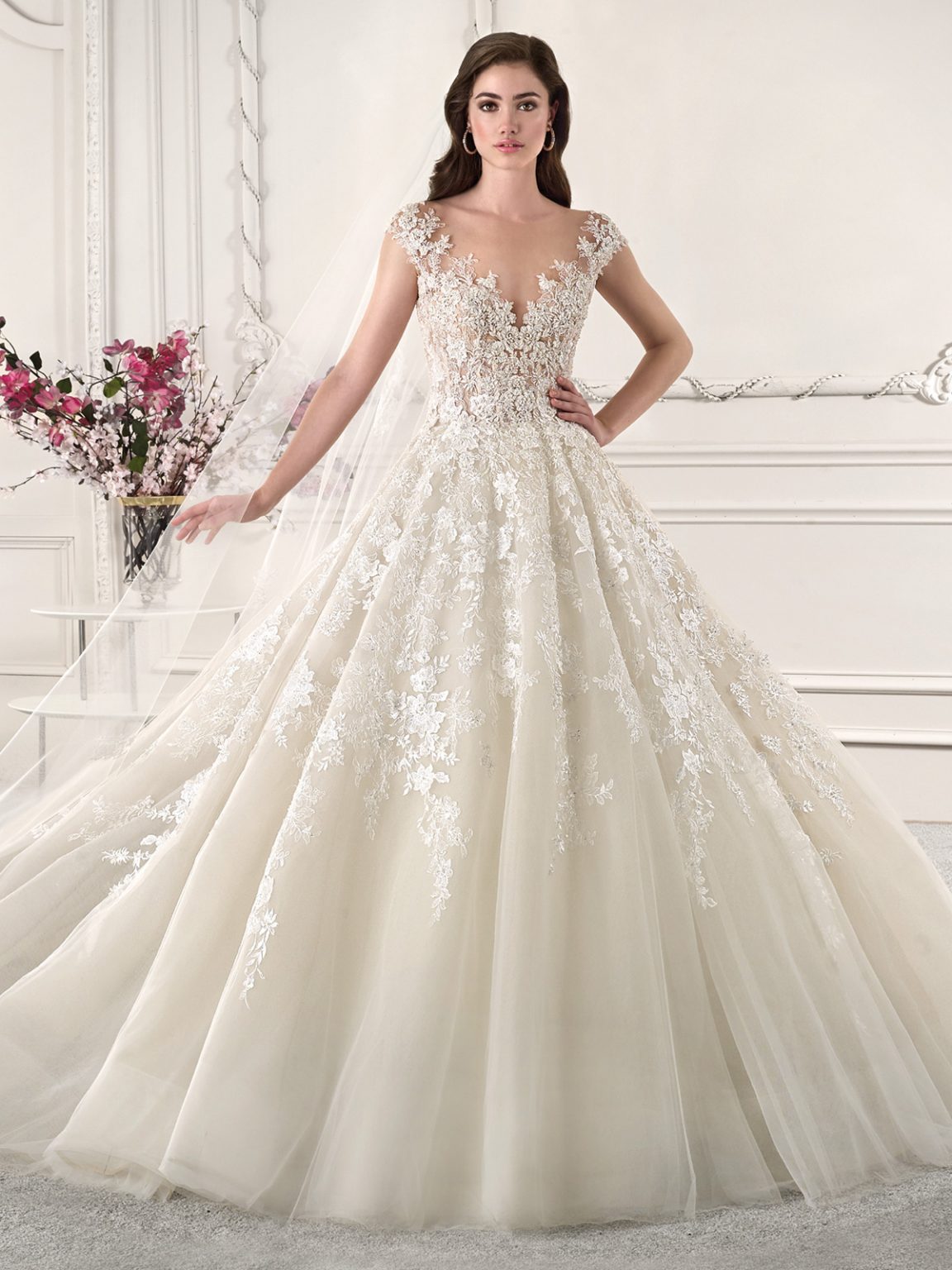 Y3107 Vestido de Noiva Princesa - Tutti Sposa