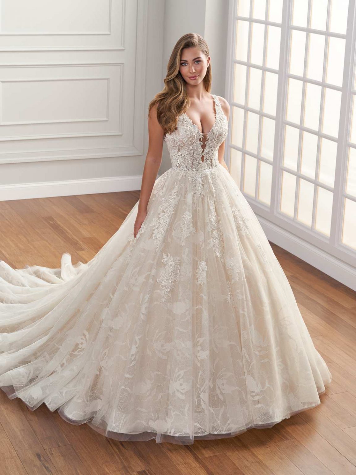 MT1400 Vestido de Noiva Princesa - Tutti Sposa