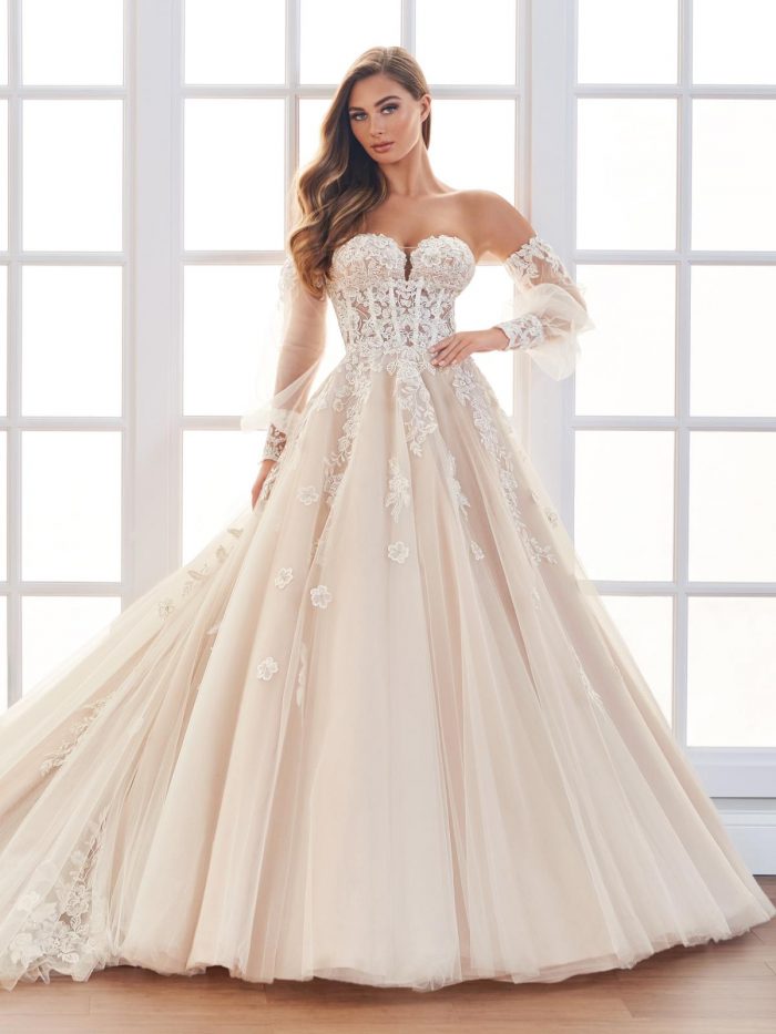 MT1400 Vestido de Noiva Princesa - Tutti Sposa