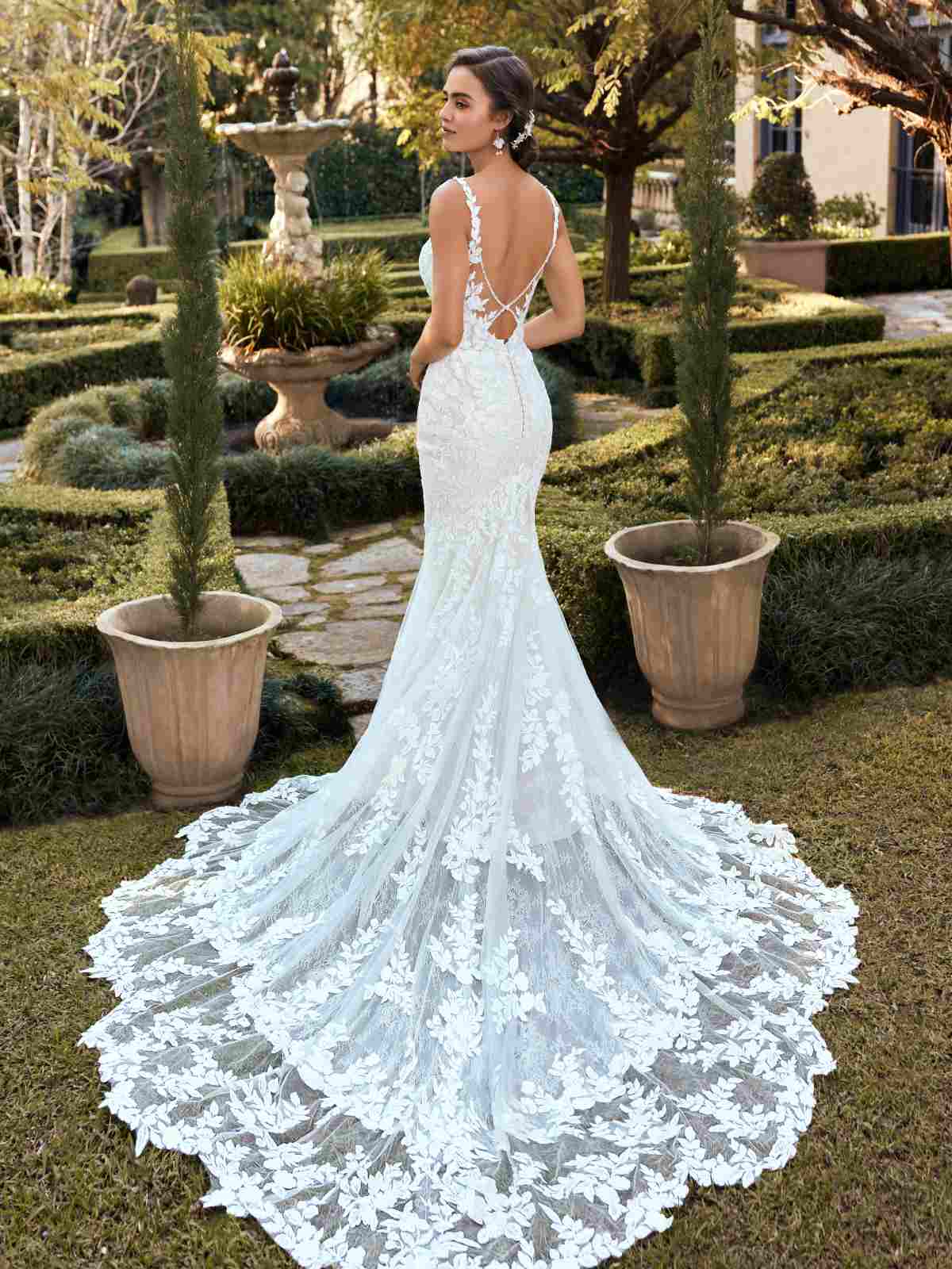 Y3106 Vestido de Noiva Sereia - Tutti Sposa